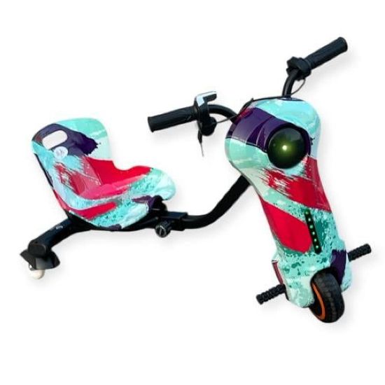 صورة سكوتر درفت صغير ذكي بطبعات ملونة متعددة 36 فولت بثلاث عجلات